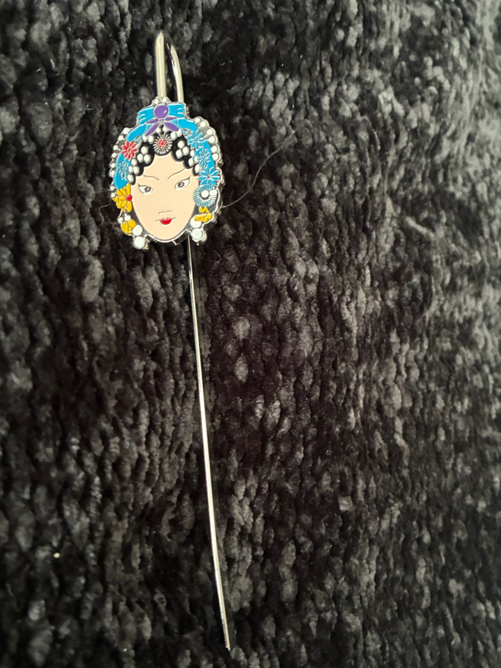 Peking Opera Mask metal bookmark Chinese culture